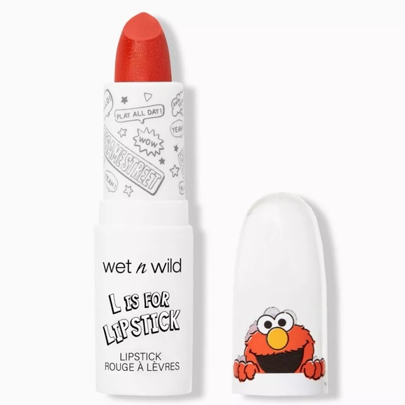Bundle 2 Pieces Wet n Wild Sesame Street Elmo Lipstick & Cookie Monster Mirror - Picture 7 of 11